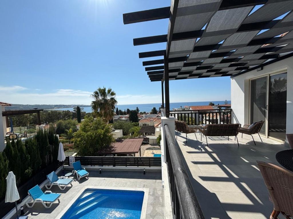 Villa Marina Sea-View Private Pool Peyia Luaran gambar